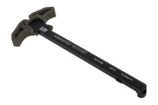 Armaspec Victory Ambidextrous AR-15 Charging Handle olive drab green features gas ports